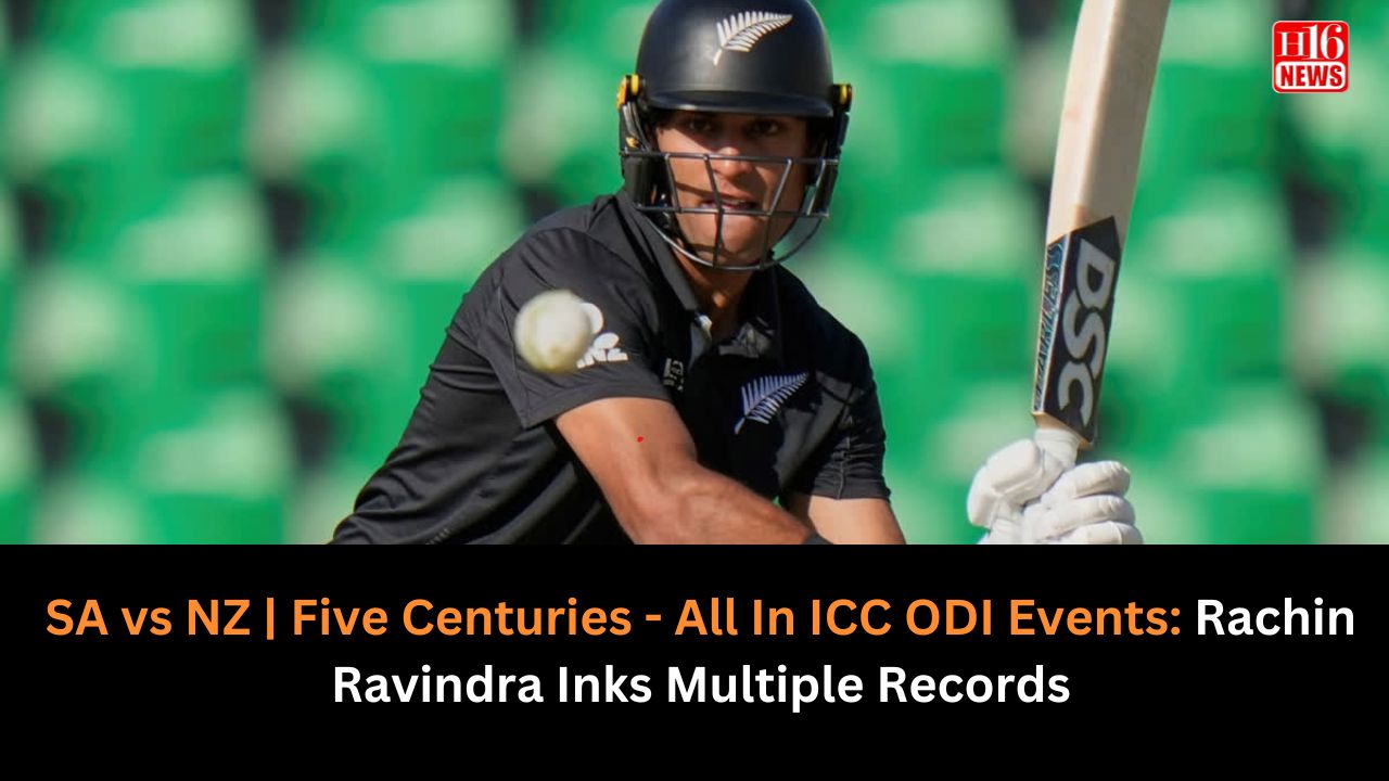 SA vs NZ | Five Centuries - All In ICC ODI Events: Rachin Ravindra Inks Multiple Records